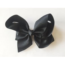 "Isabelle" grande clip bow - Black